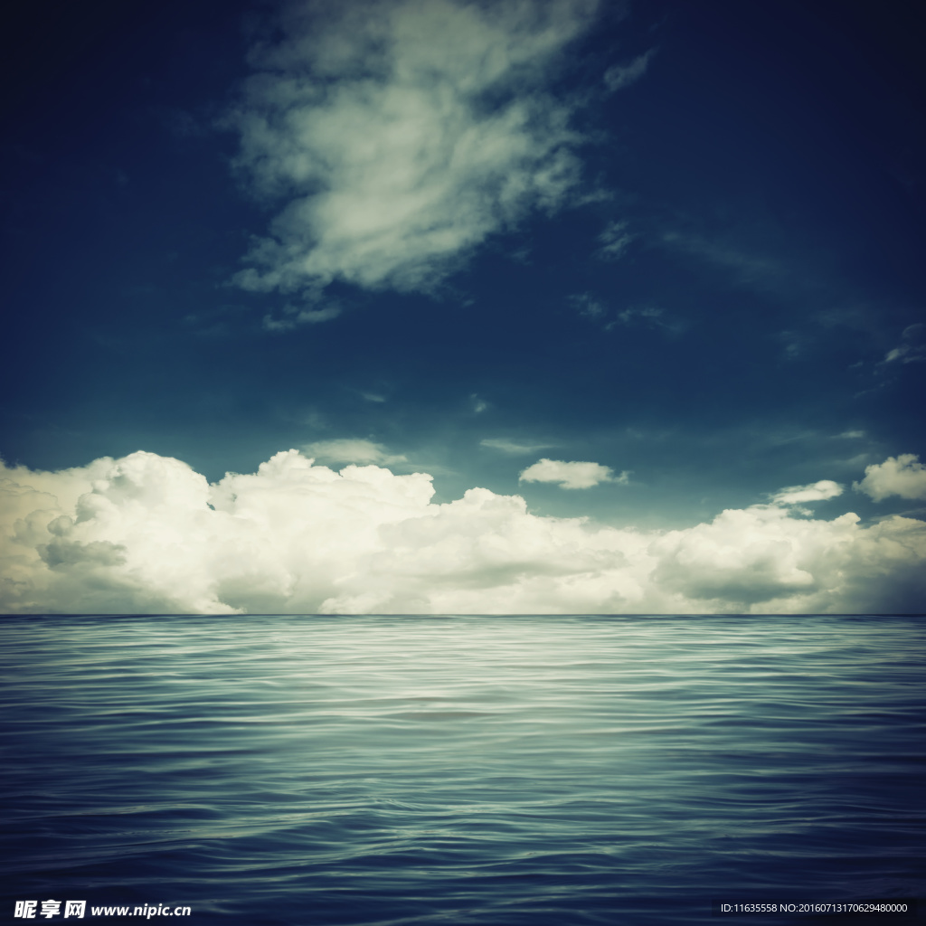 唯美大海天空景色