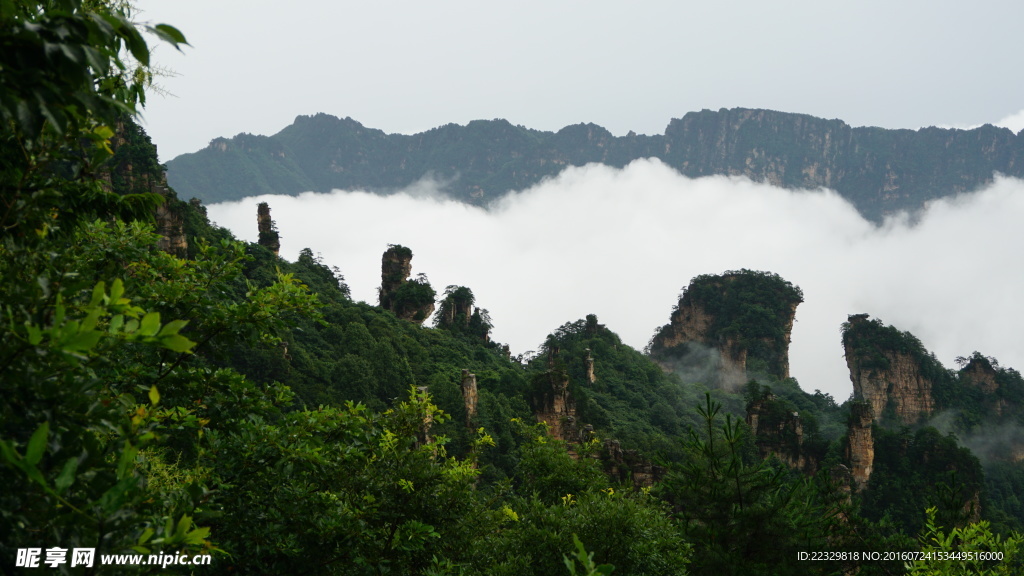 云海中的美景
