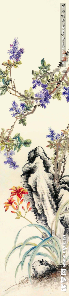 陳半丁 花卉