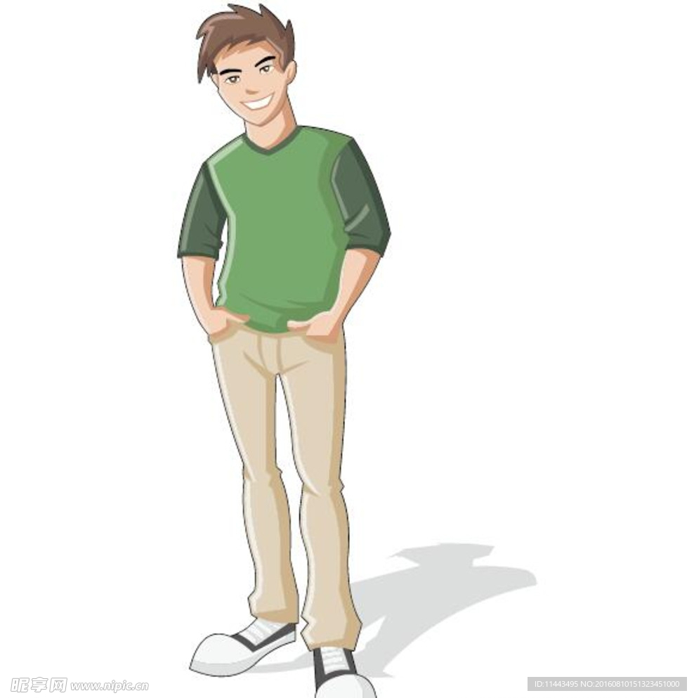 卡通男孩