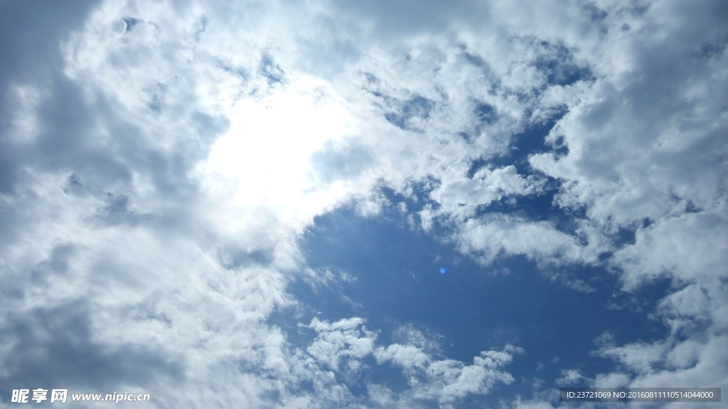 天空  云