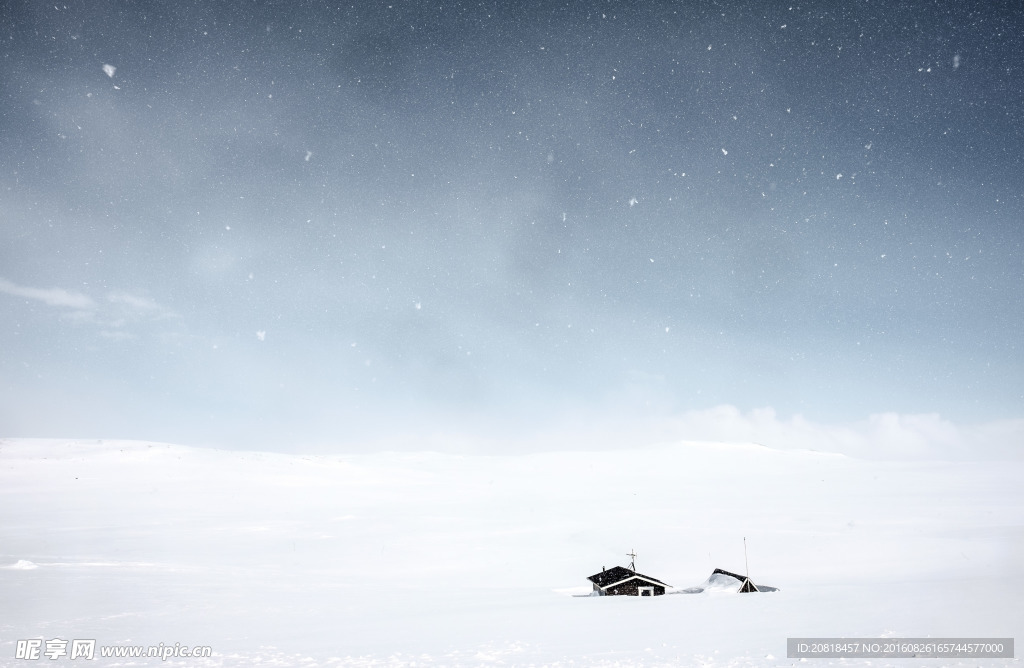 北極雪地