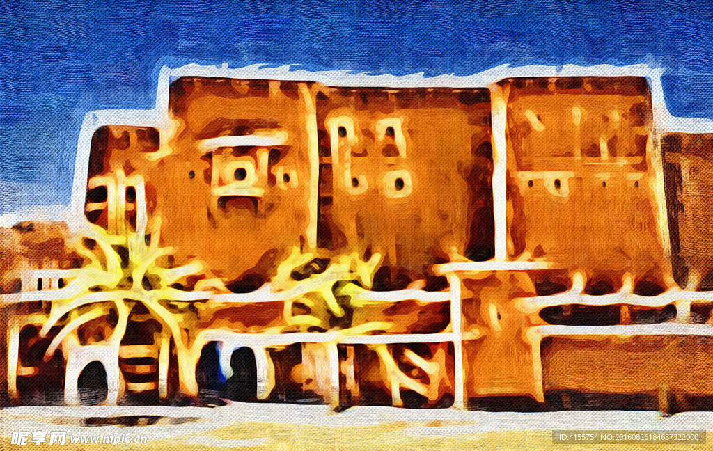 建筑裝飾畫
