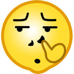 qq表情 摳鼻