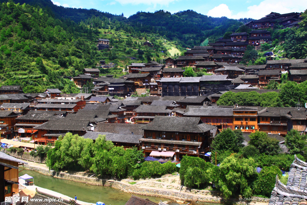 高清苗寨風景