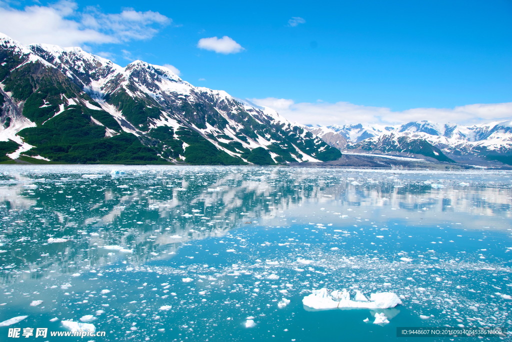 阿拉斯加冰川图片