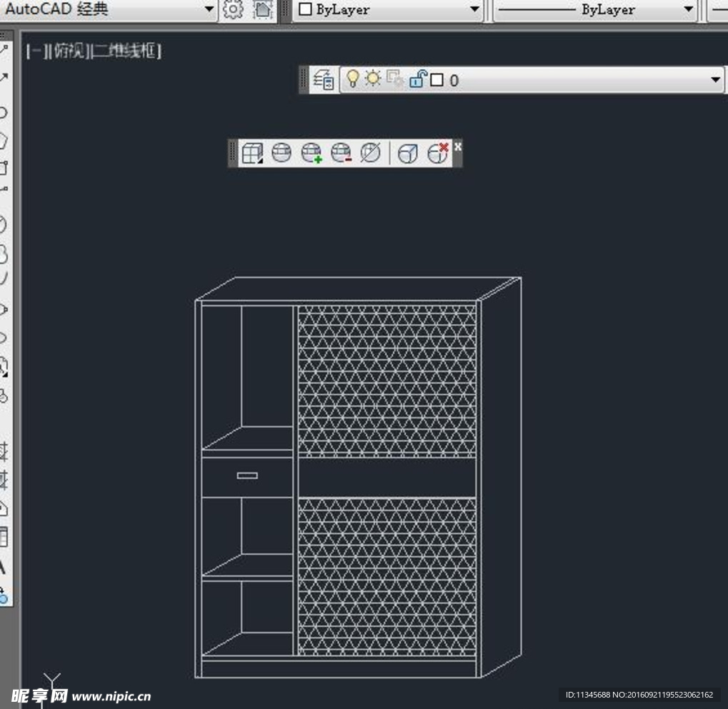 衣柜图 cad