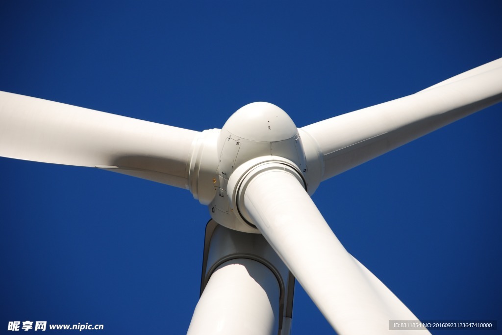 風力發電機特寫
