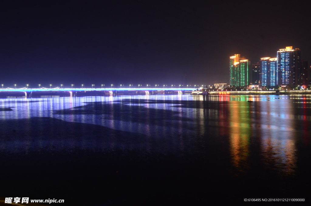 襄阳汉江二桥夜景