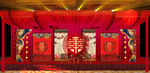 中国红婚宴