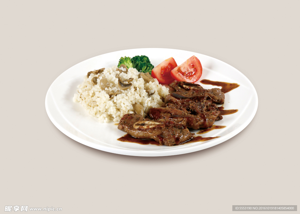 香煎牛仔骨飯