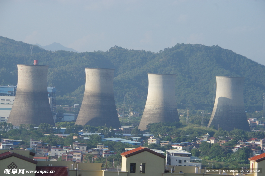 電廠煙沖