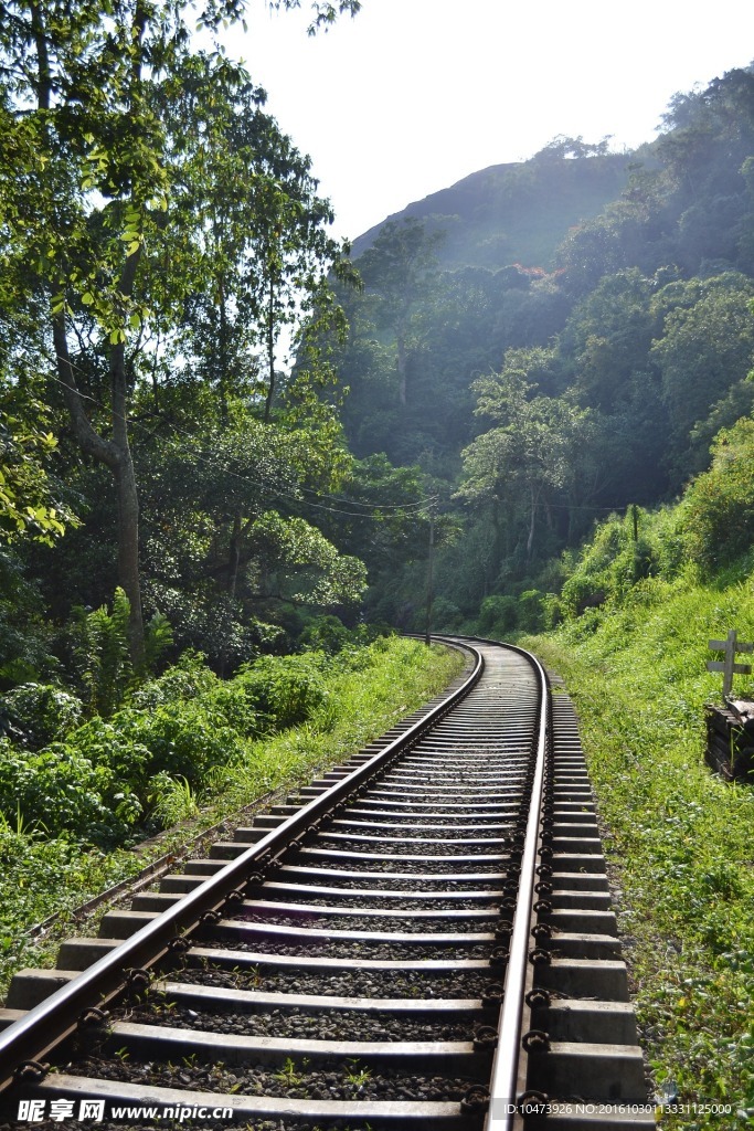风景如画的铁路线