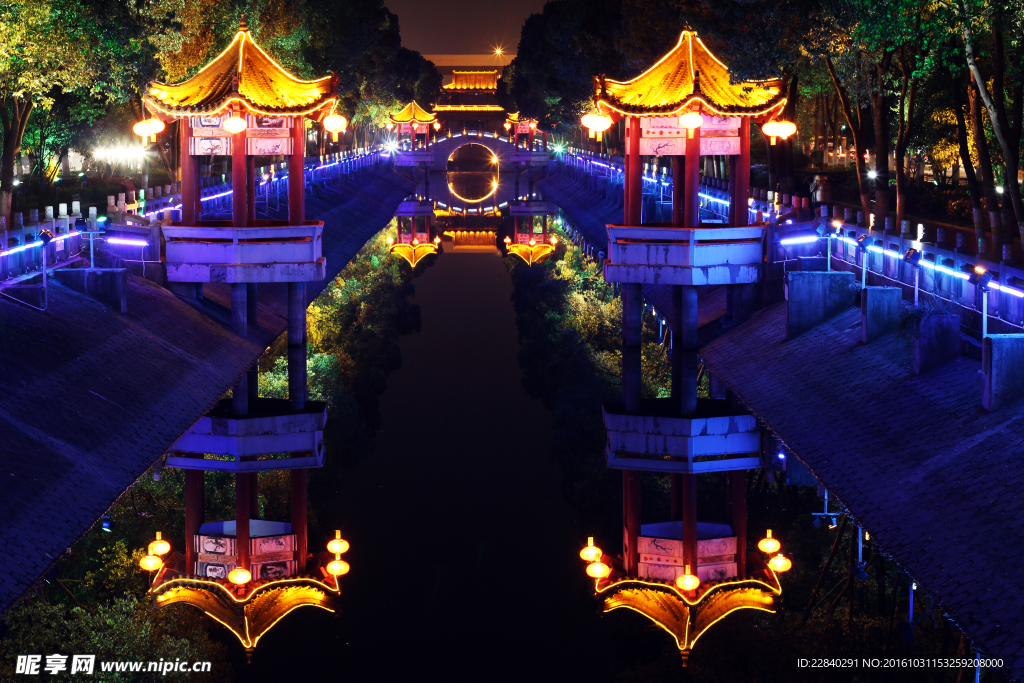 武汉东西湖夜景