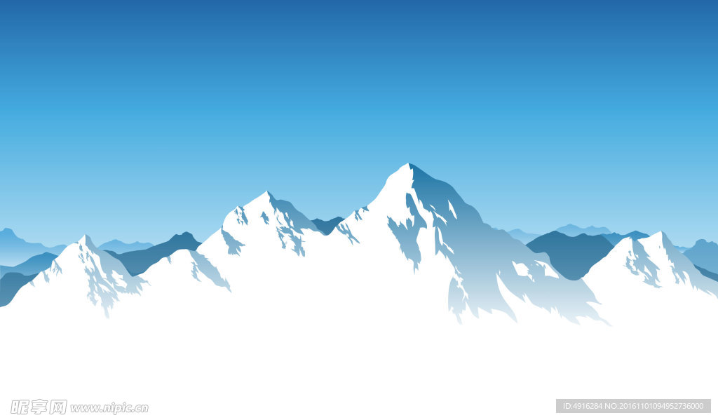 雪山背景