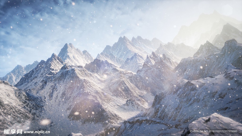 雪山風(fēng)景