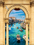 威尼斯拱门风景玄关