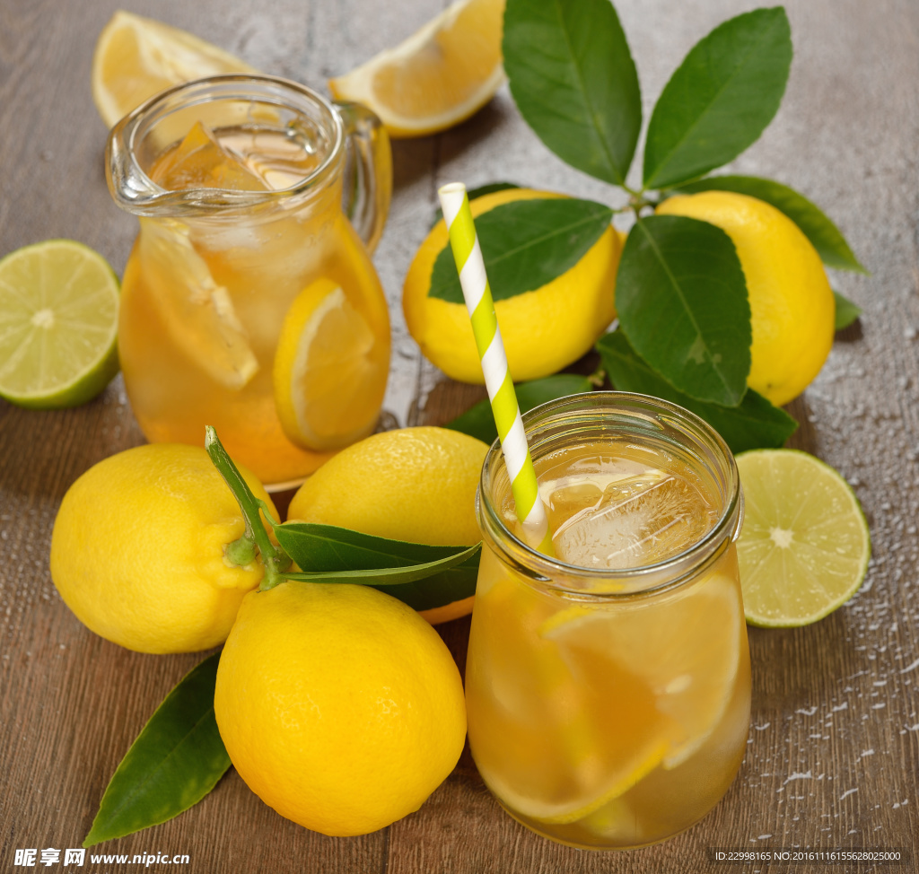 柠檬汁高清图片