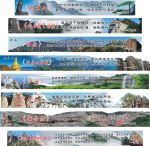 中国名山展板画