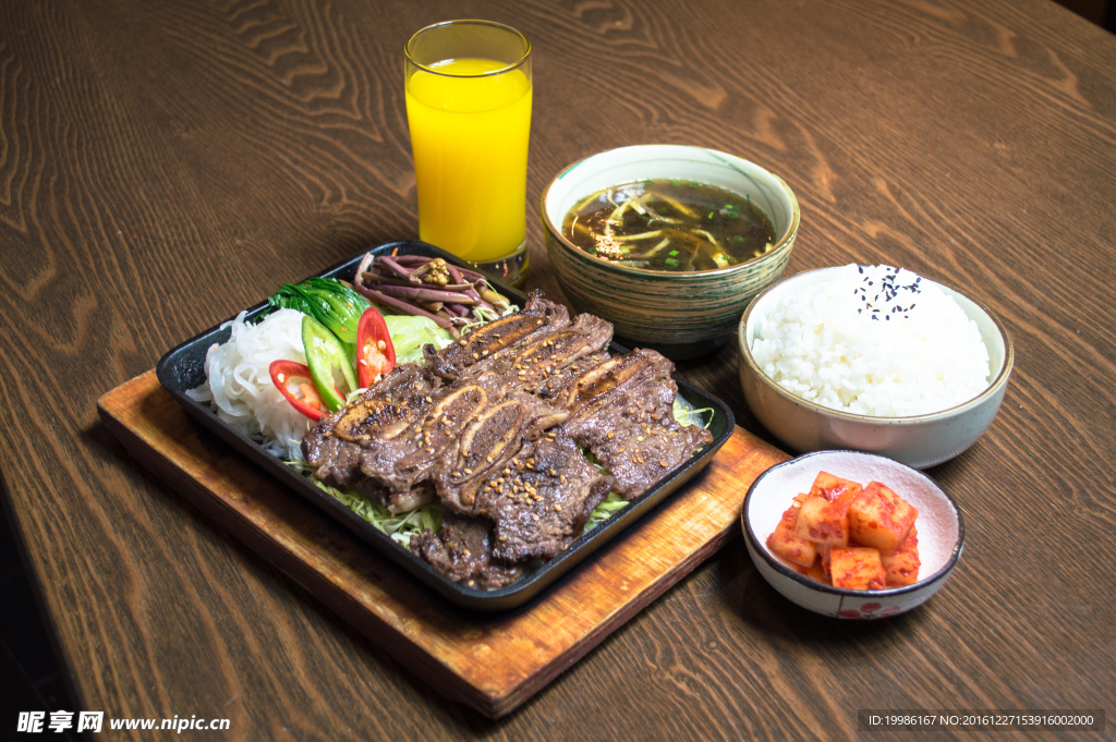 牛仔骨套餐