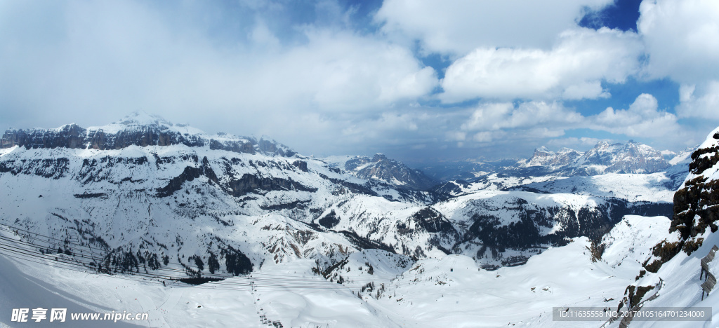 冬天雪景高清圖片