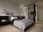 现代简约室内设计港式台式卧室