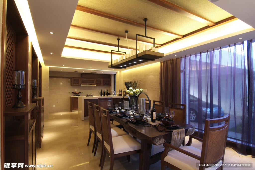 東南亞風格餐廳設計實景圖