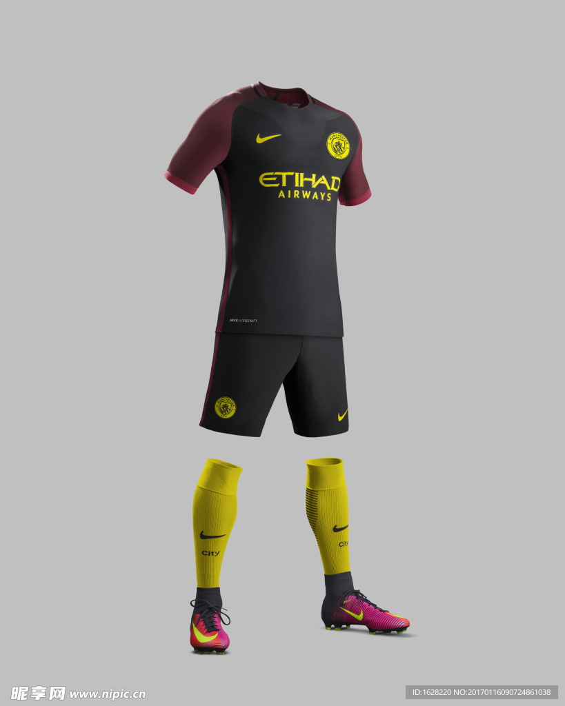 NIKE俱樂部足球隊服宣傳廣告