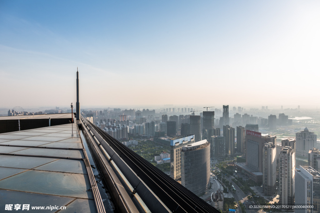 天台都市背景