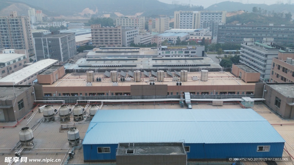 俯瞰城市建筑