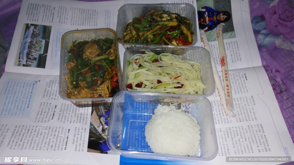 可口的飯菜