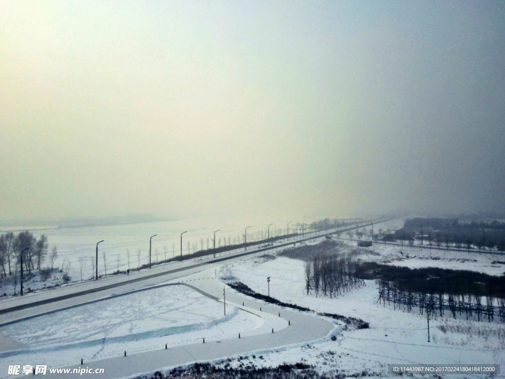 哈尔滨雪景