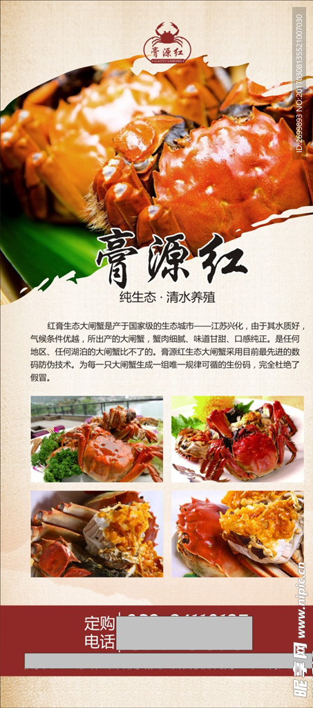 大閘蟹X展架