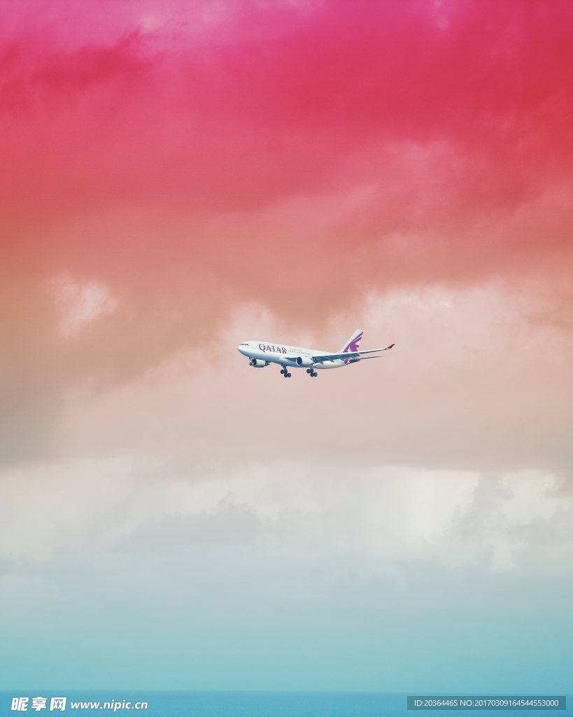 飛機  天空