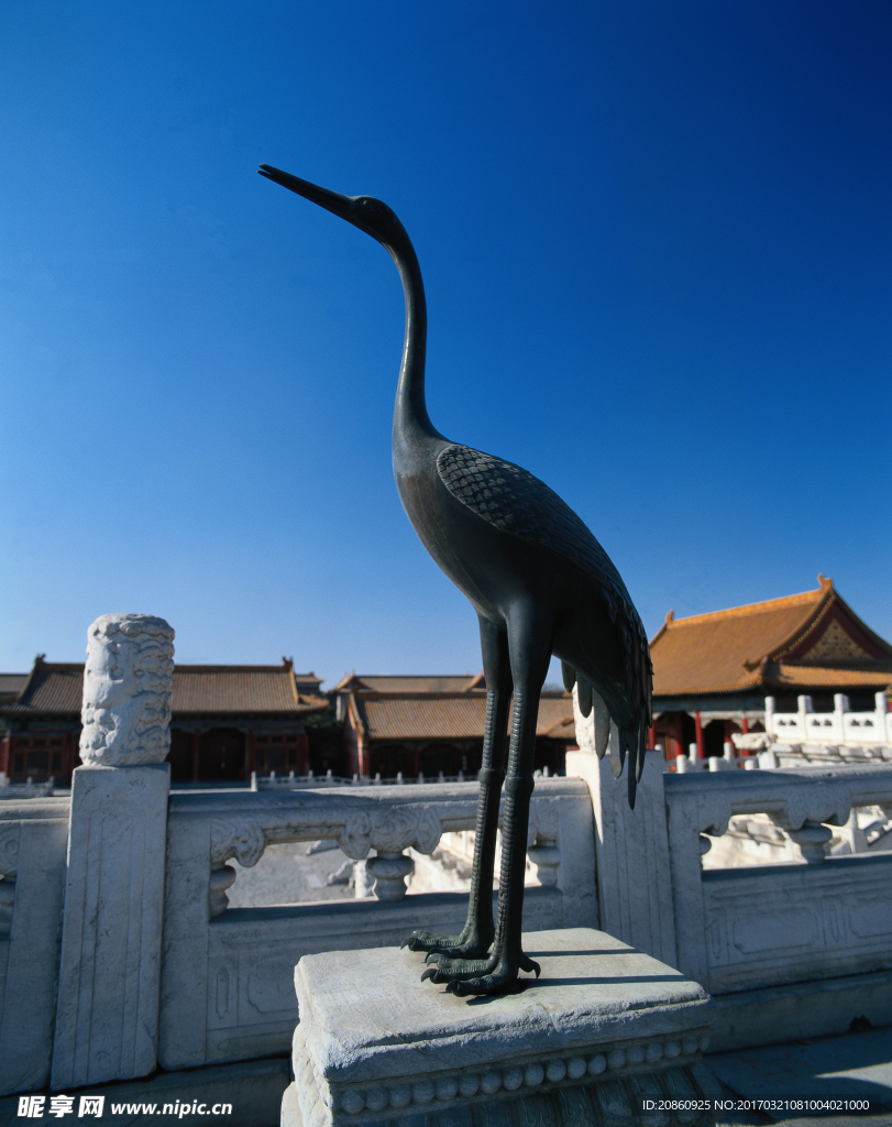 古代故宮天鵝古雕圖片