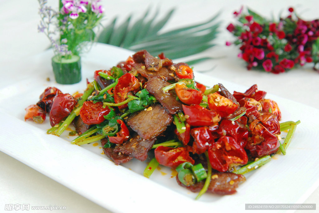 椒麻臘牛肉