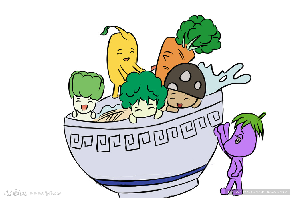 蔬菜泡澡