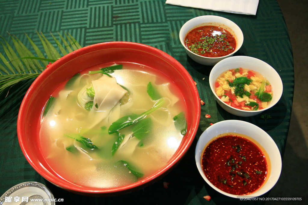 蘸水面
