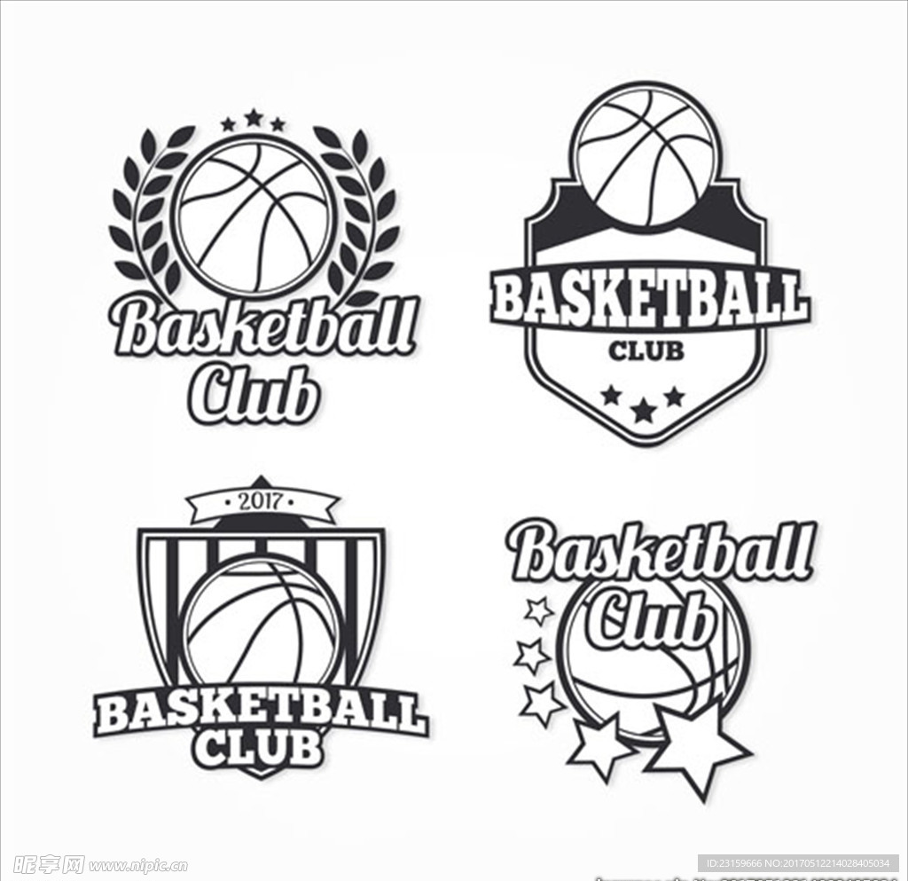篮球俱乐部比赛培训LOGO标志