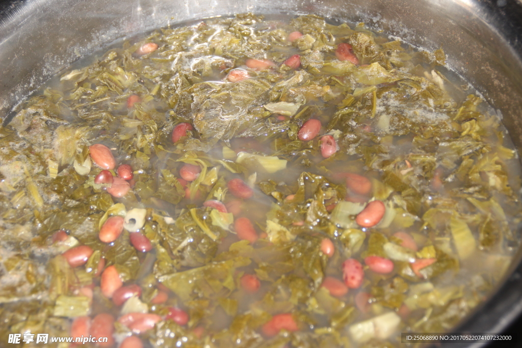 酸菜豆米湯