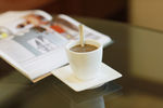 咖啡 奶茶 书桌