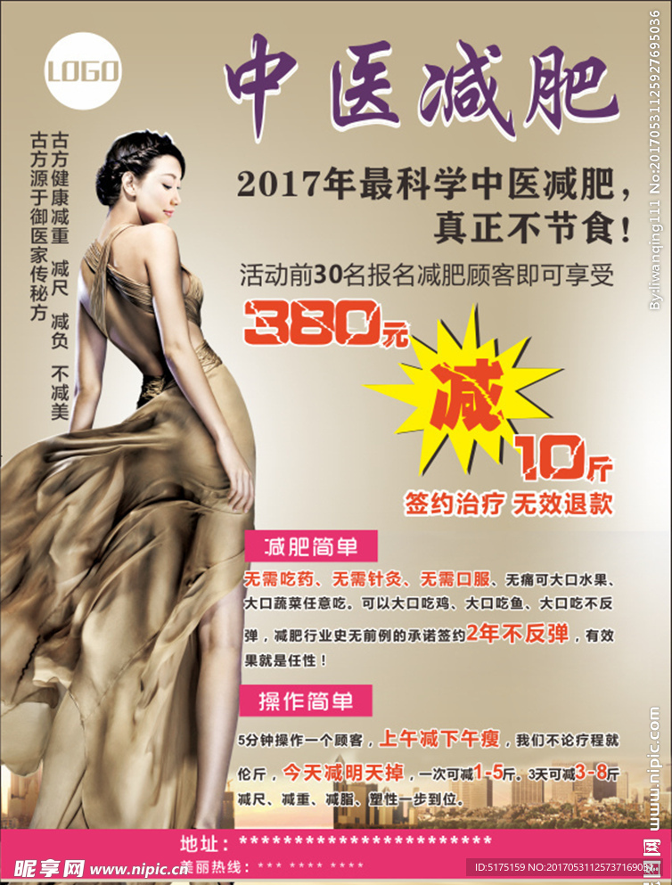 中醫減肥宣傳單