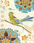 欧美植物鸟雀 装饰画