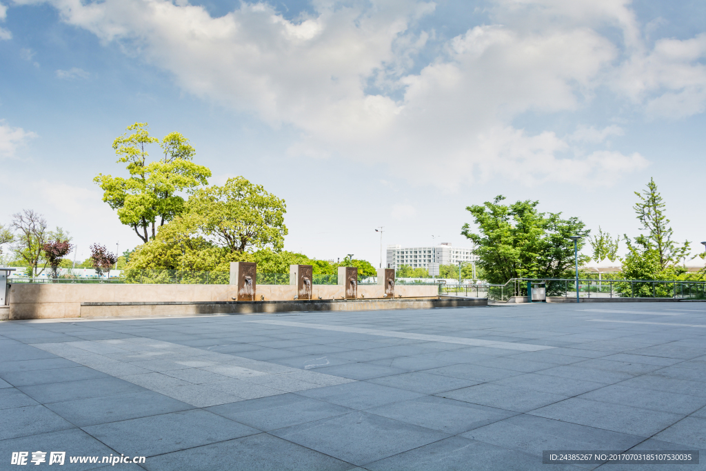 城市道路背景圖
