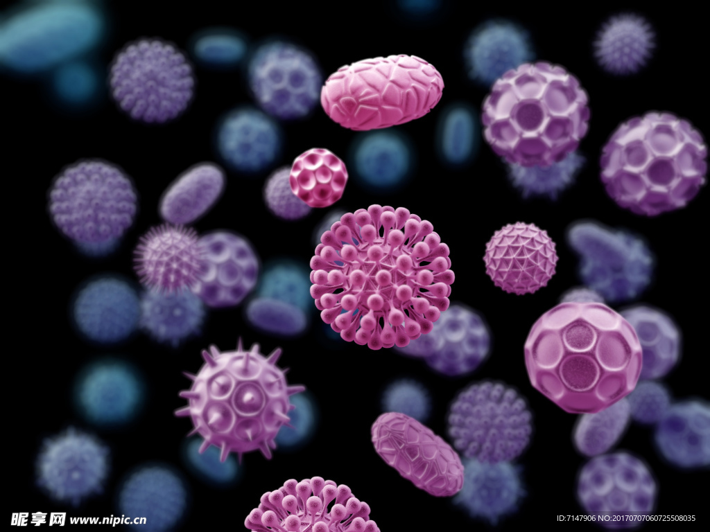 细菌细胞微生物高清素材图