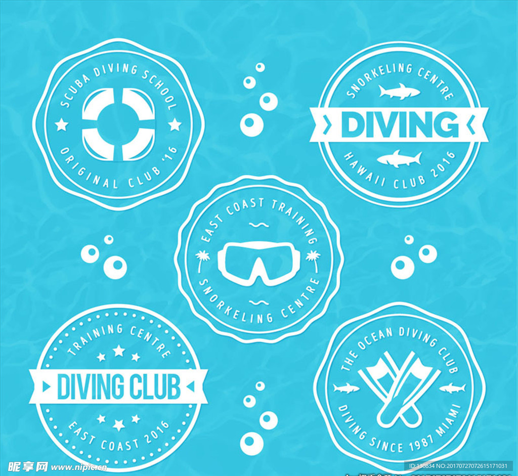 潜水俱乐部标志