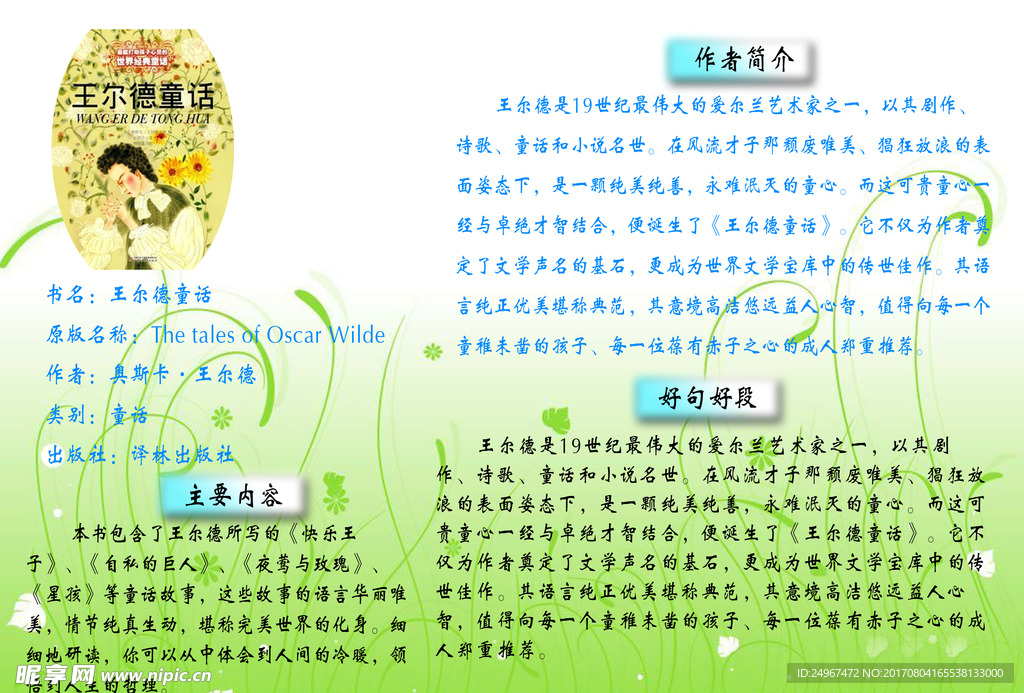 王德爾童話小報