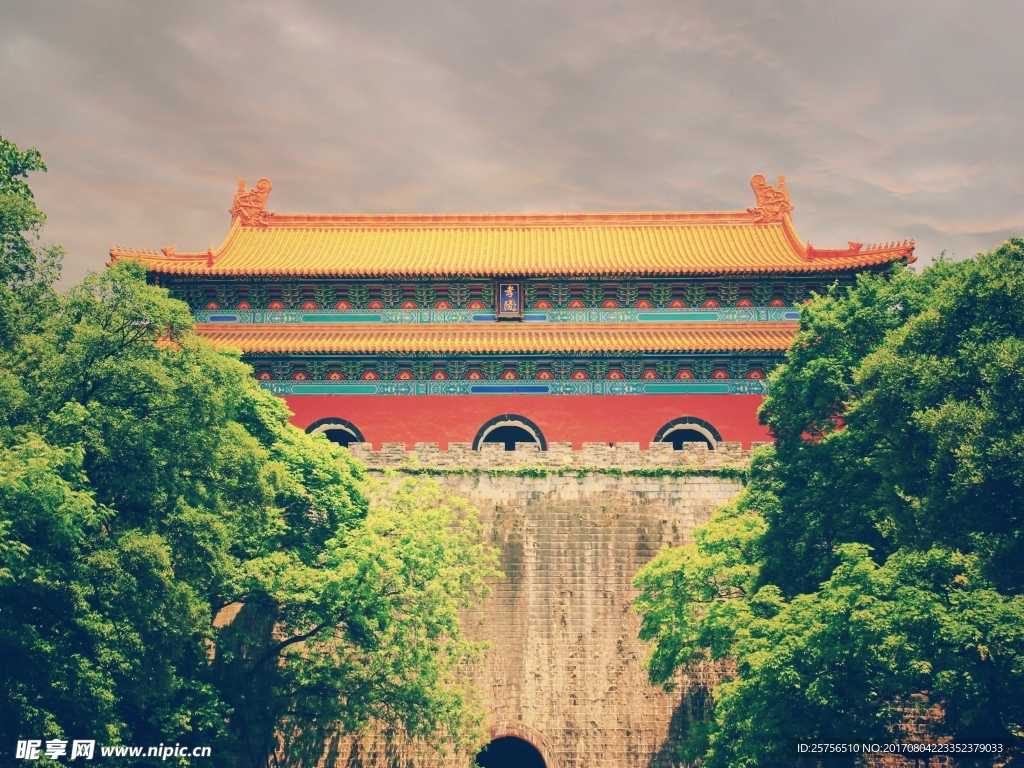 古建筑明孝陵