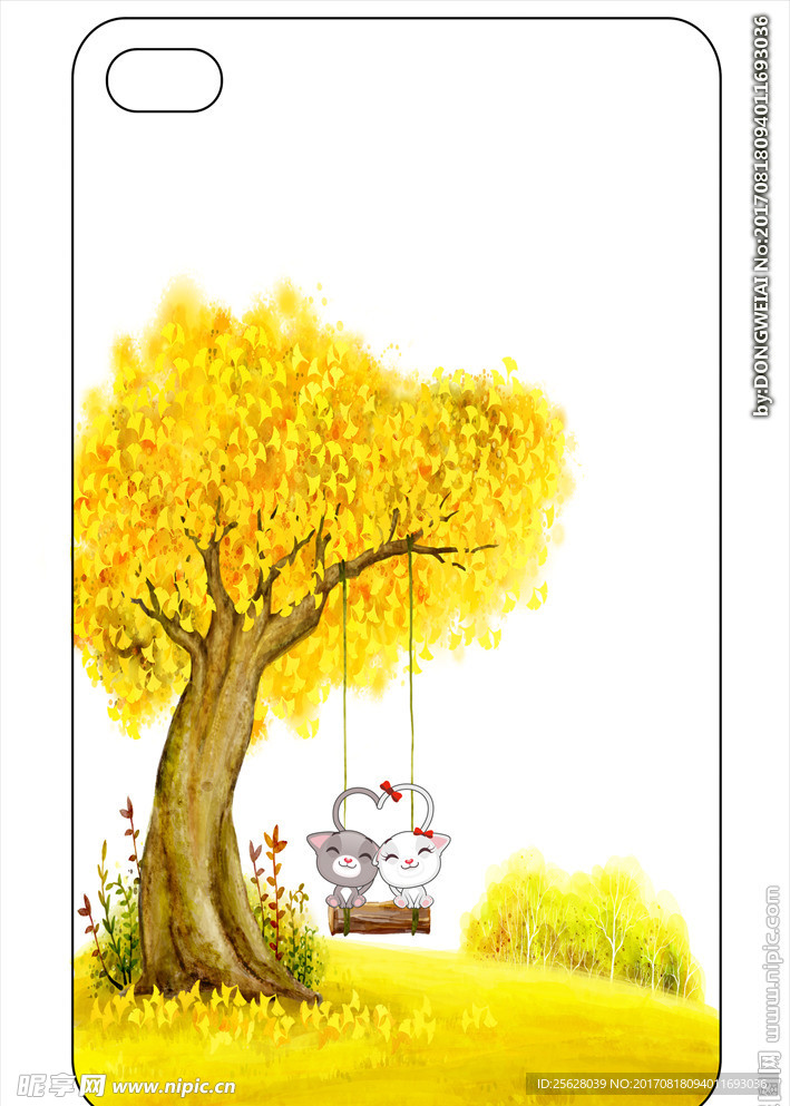 枫树 猫咪