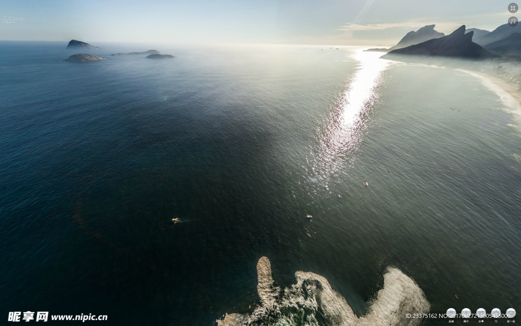 大面積海水